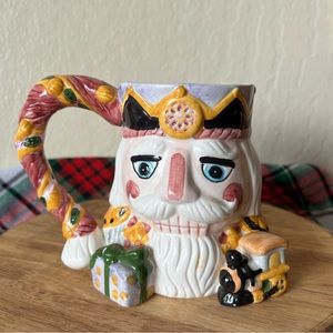 Vintage Christmas Nutcracker mug